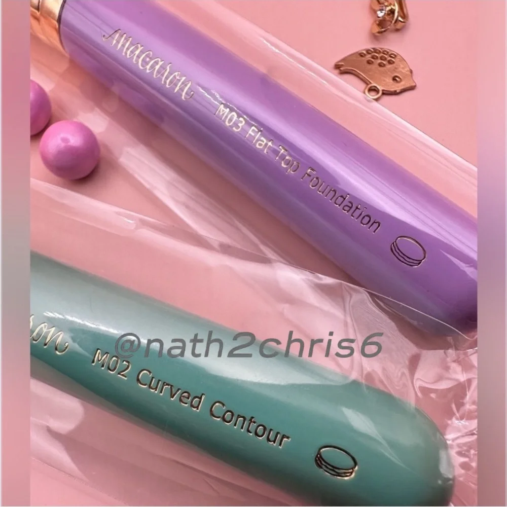 Slmissglam Macaron Brush set Limited Edition. 6pc New